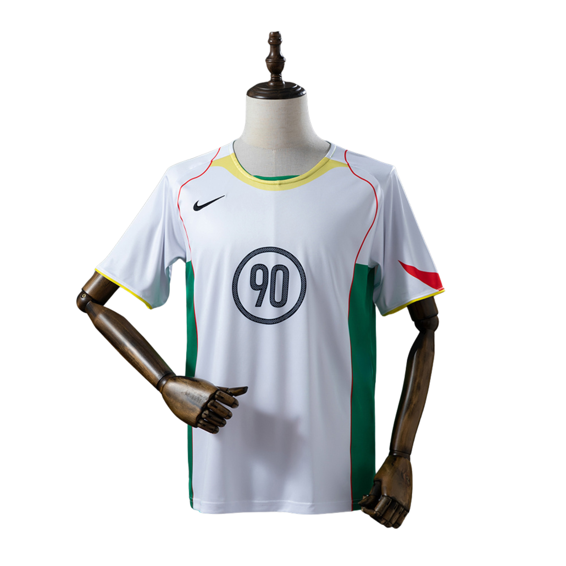 Camisa Total 90 Branca e Verde 2025 Torcedor