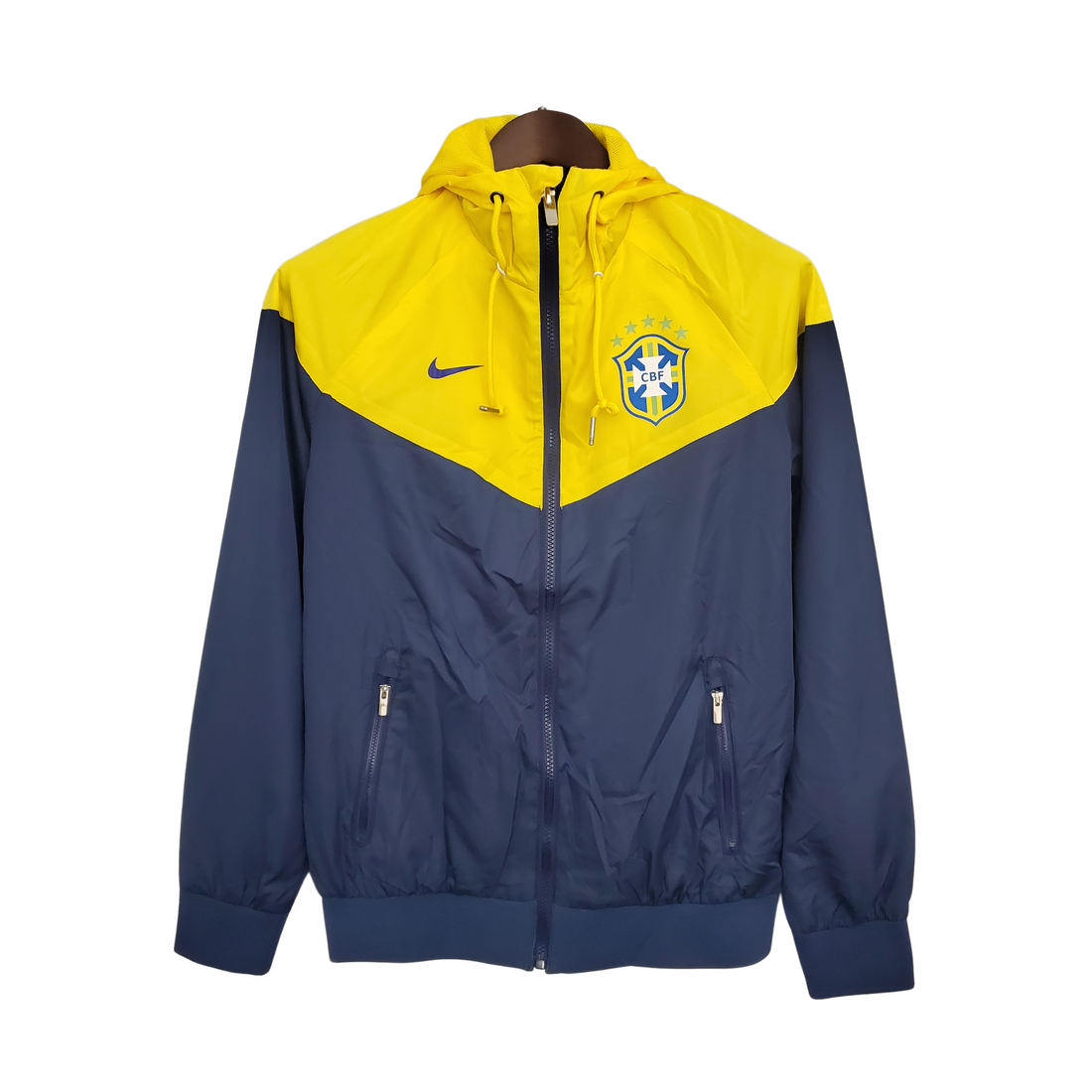 Corta-Vento Brasil Azul/Amarelo