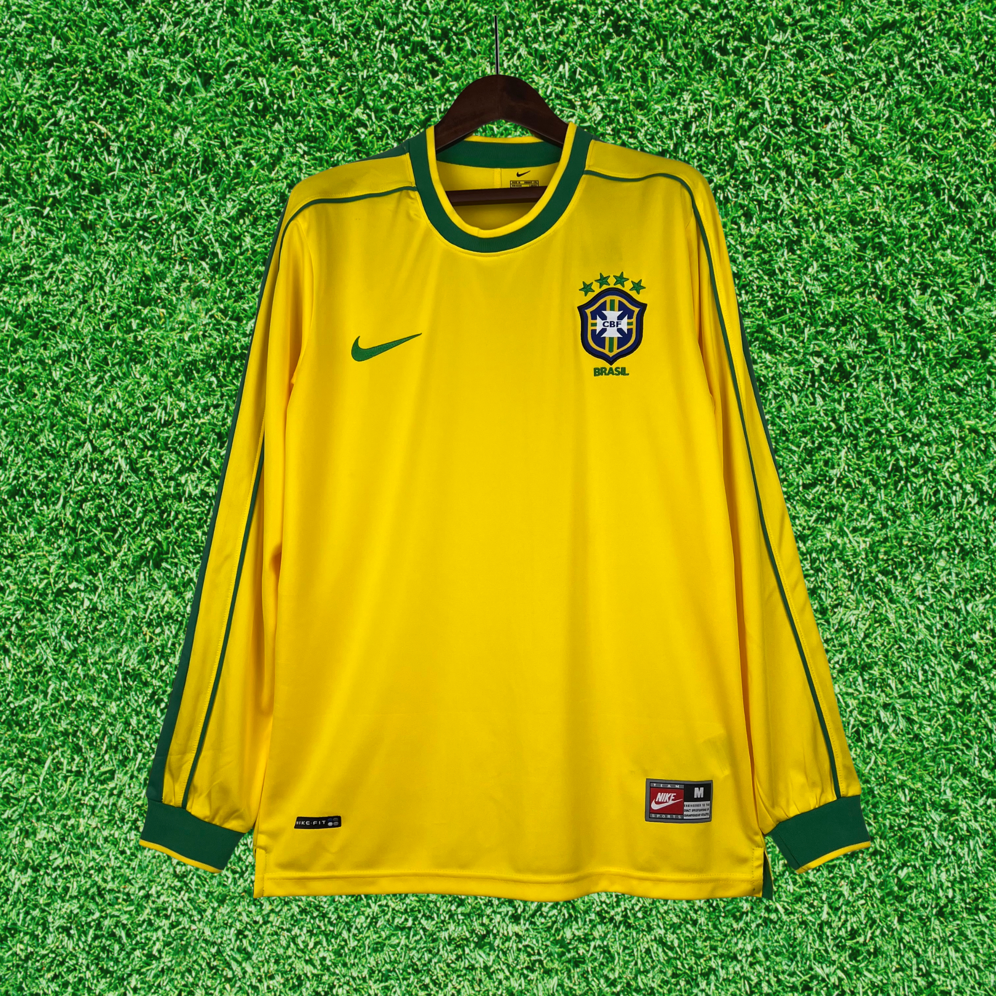 Jersey Brazil I 1998 Retro Long Sleeve