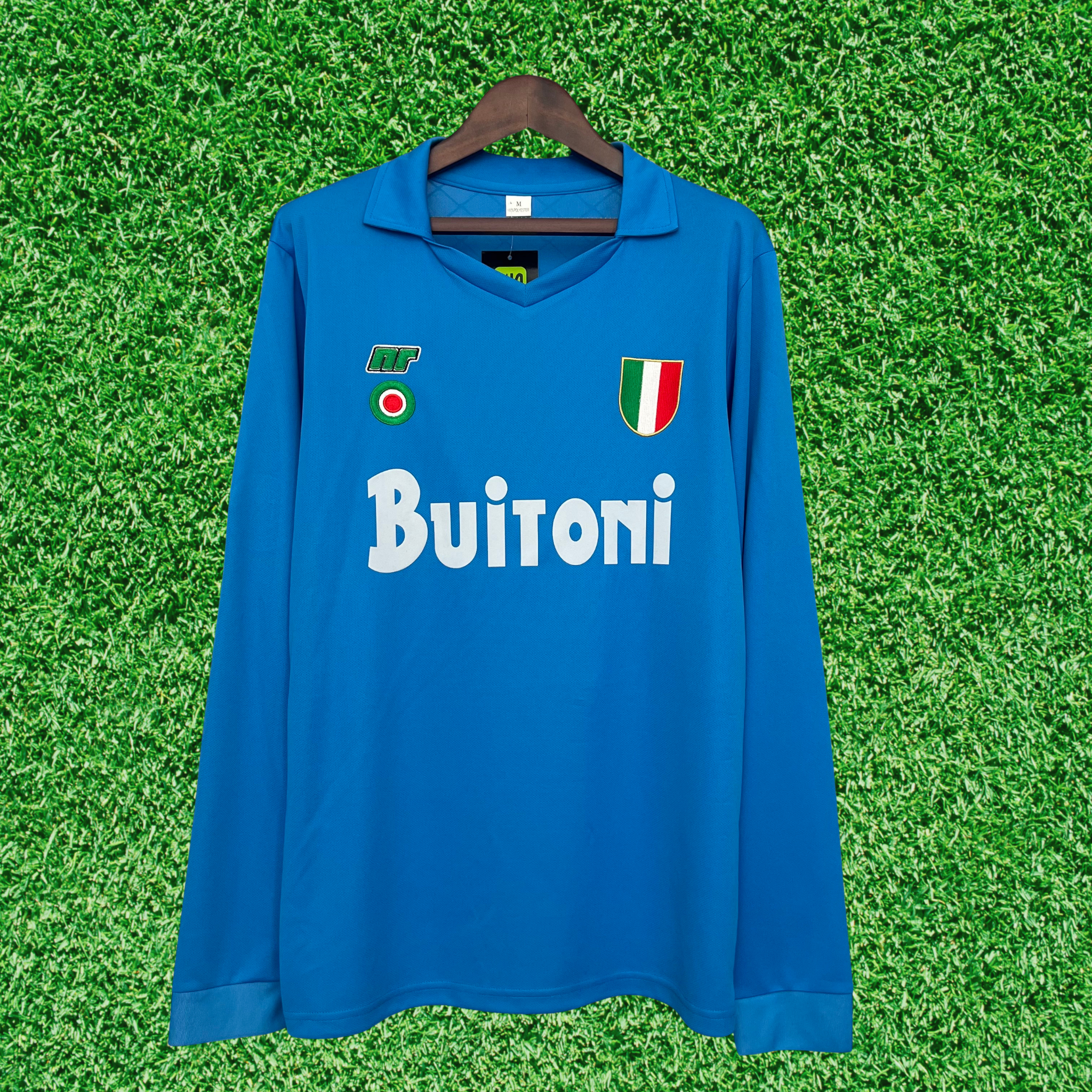 Jersey SSC Napoli I 87/88 Retro Long Sleeve