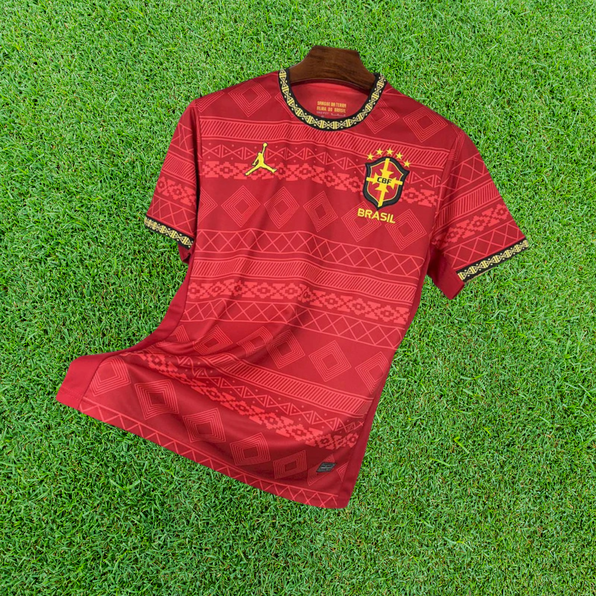 Jersey Brazil Red Jordan Special Edition 25/26 Fan