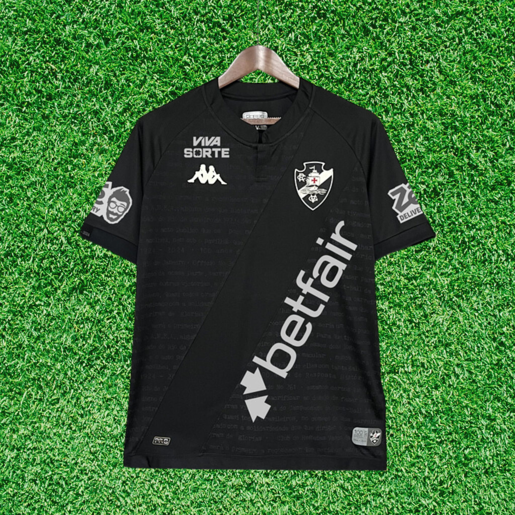 Jersey Vasco III Preta 24/25 Fan