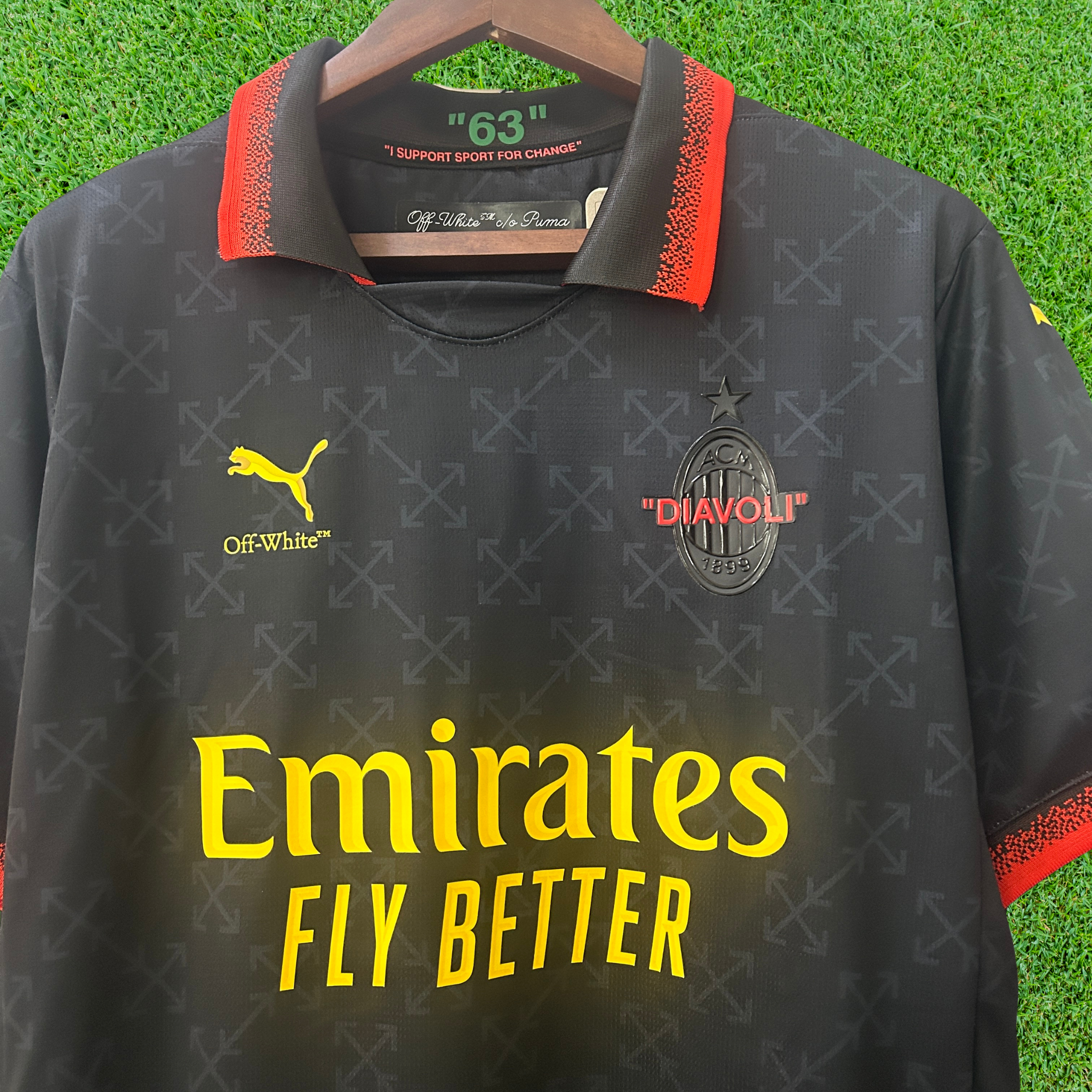 Jersey AC Milan Off-White 25/26 Fan