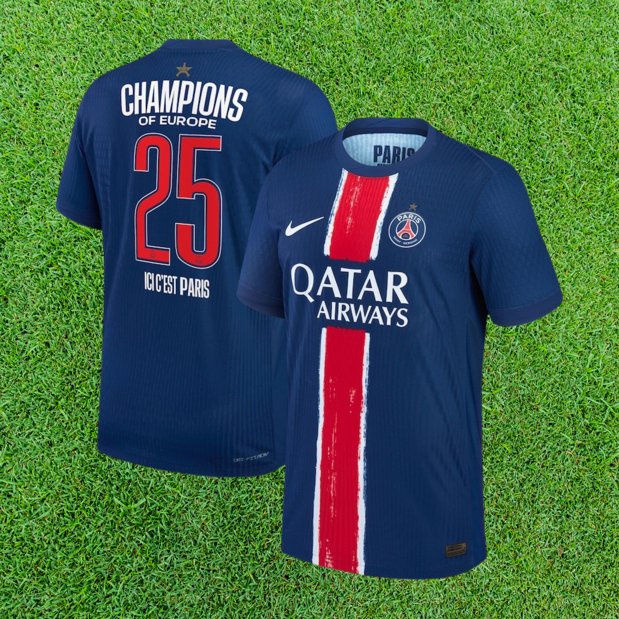 Jersey Paris Saint-Germain F.C (PSG) I Special Edition Champions 24/25 Fan