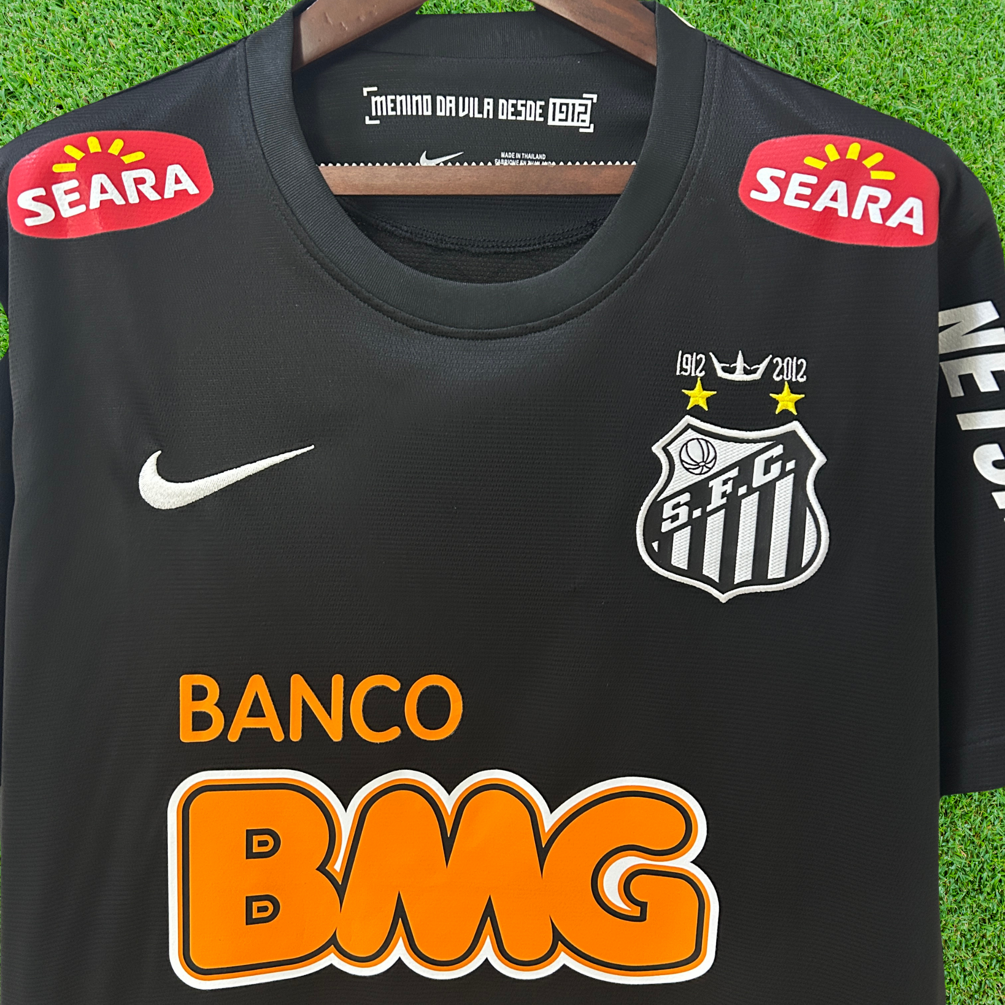 Jersey Santos Preta 12/13 Retro