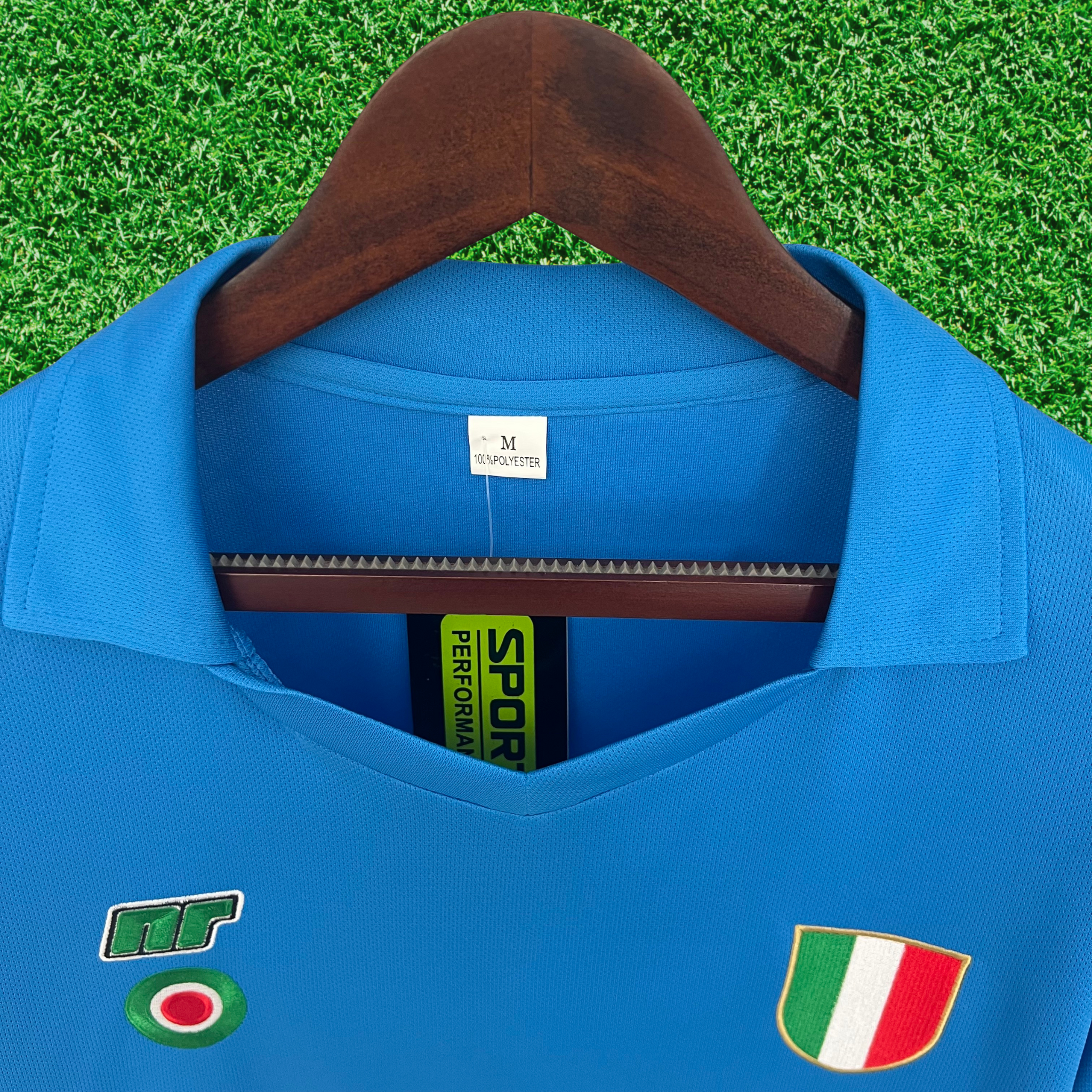 Jersey SSC Napoli I 87/88 Retro Long Sleeve