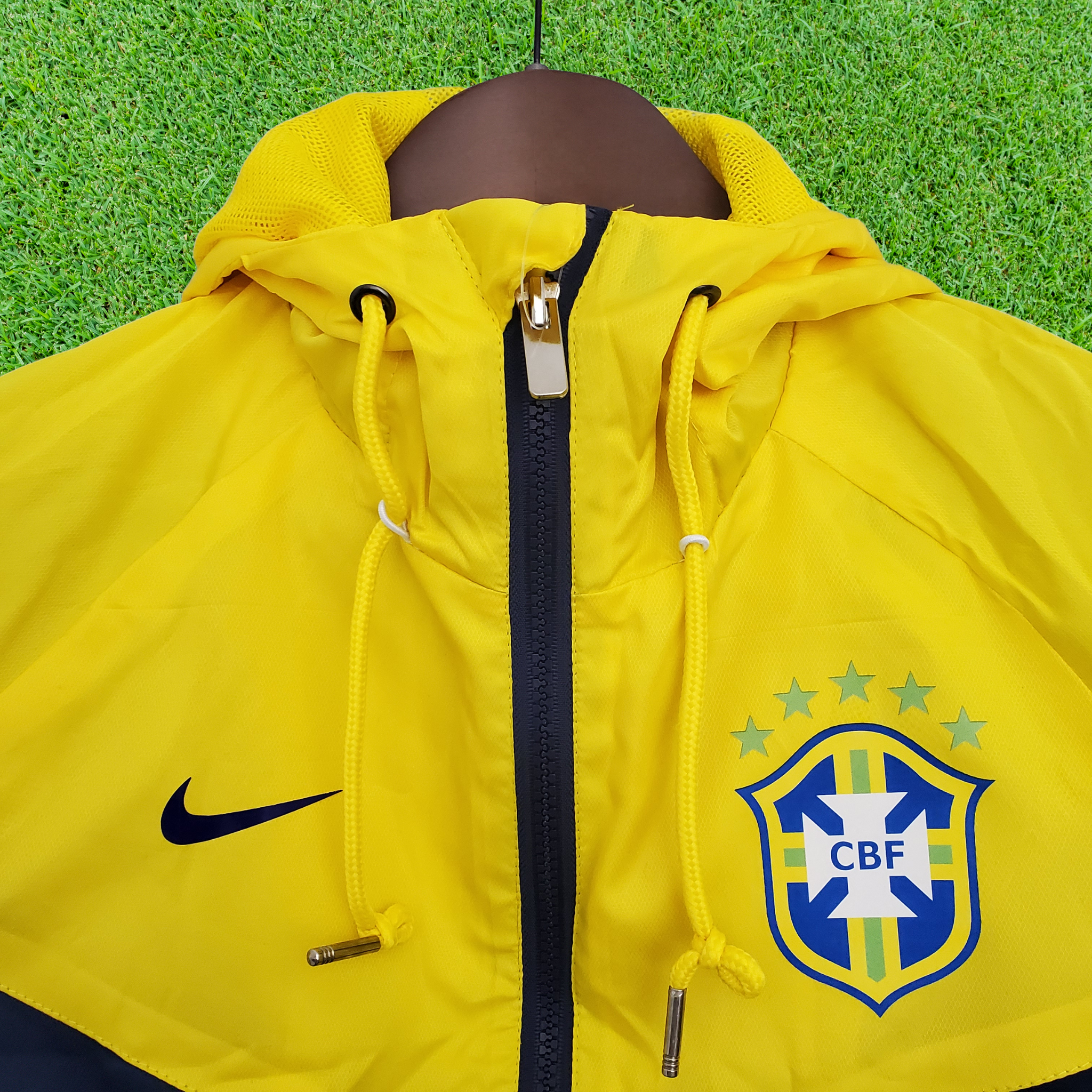 Windbreaker Brazil Blue/Yellow