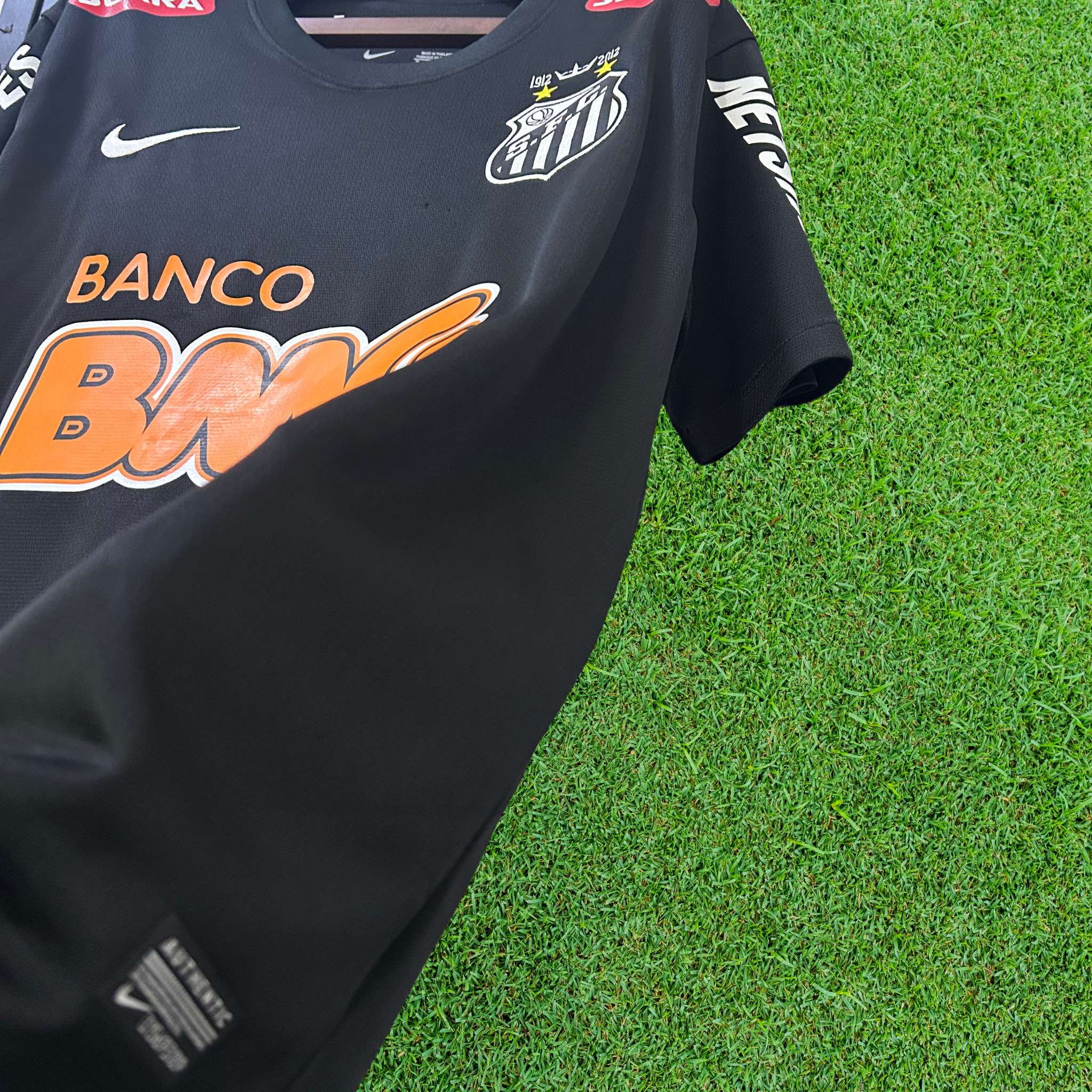 Jersey Santos Preta 12/13 Retro