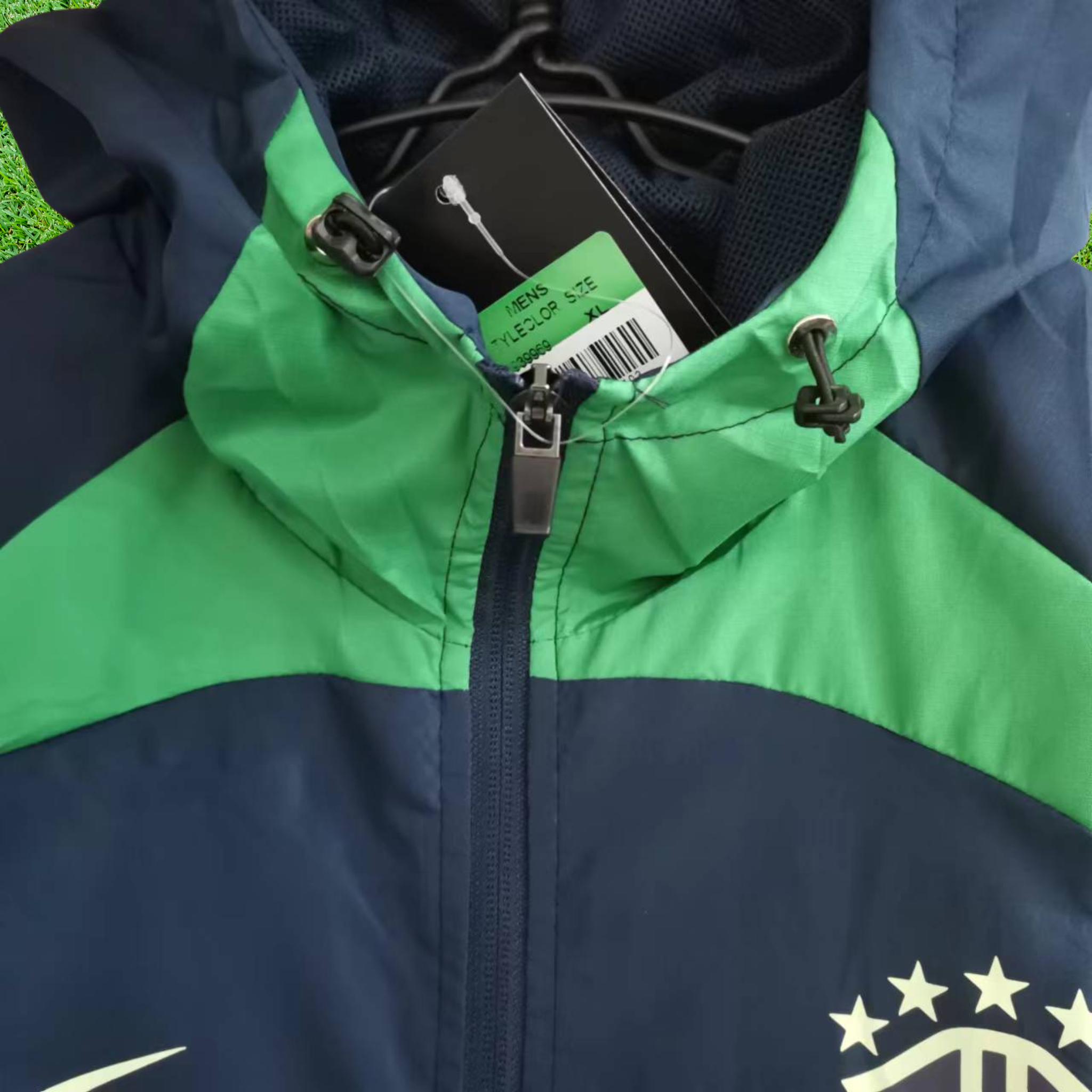 Windbreaker Brazil Blue/Green