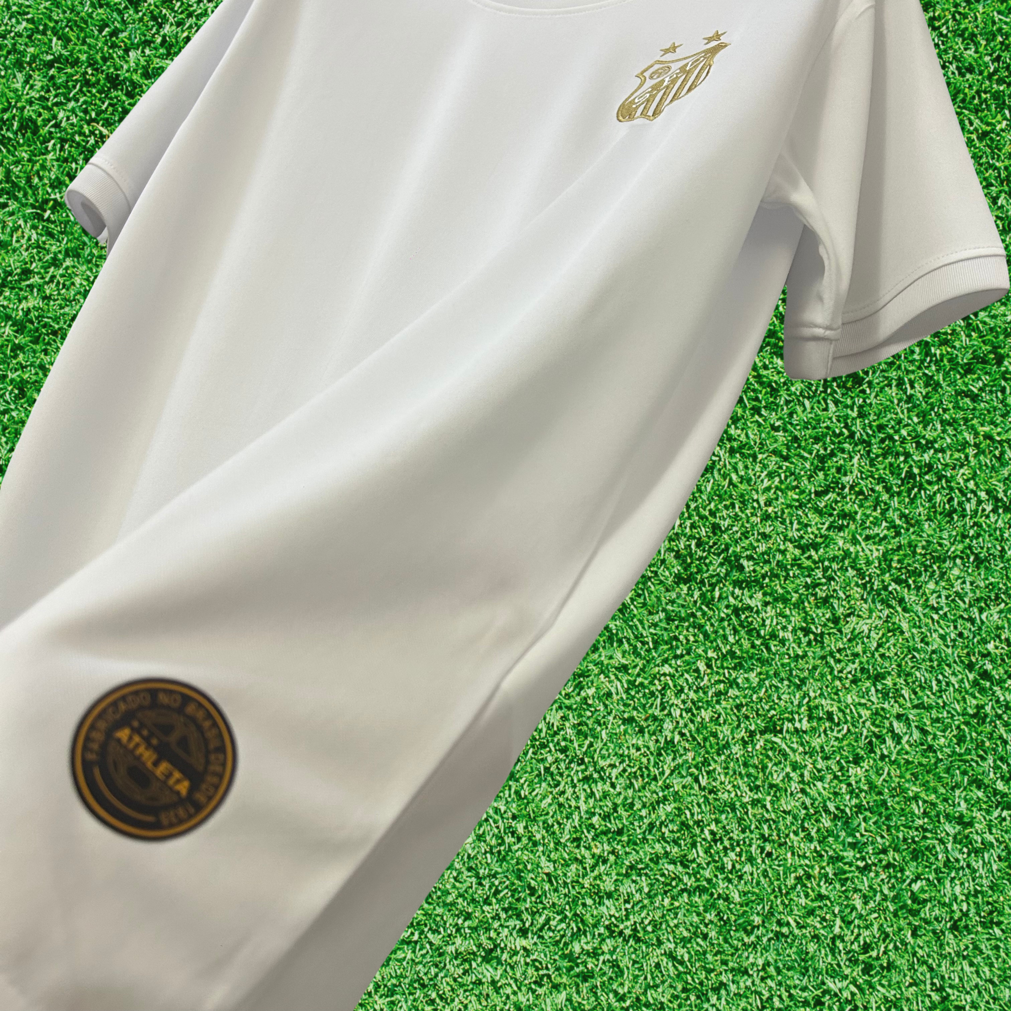 Jersey Santos Pelé Mil Gols Branca 25/26 Fan