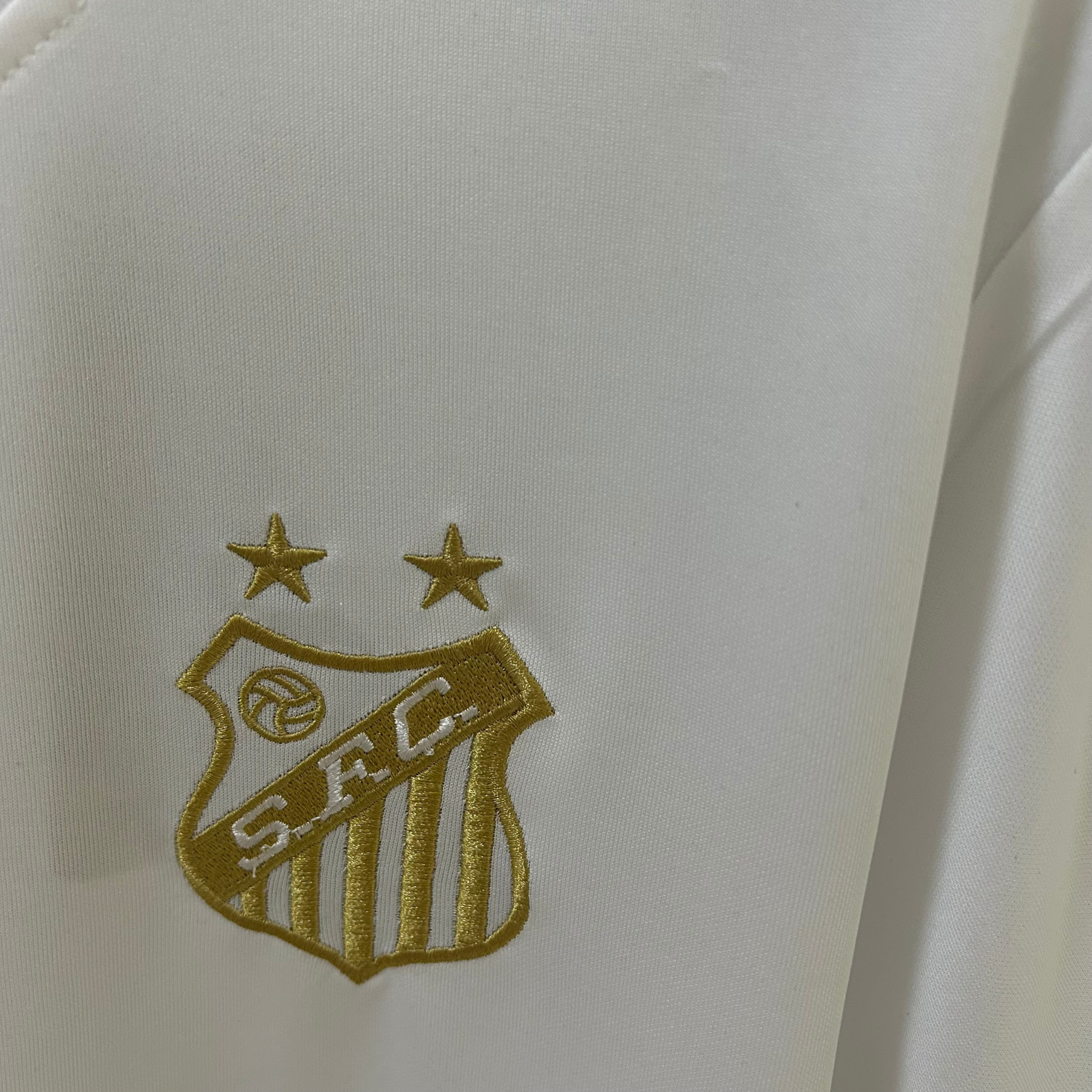 Jersey Santos Pelé Mil Gols Branca 25/26 Fan