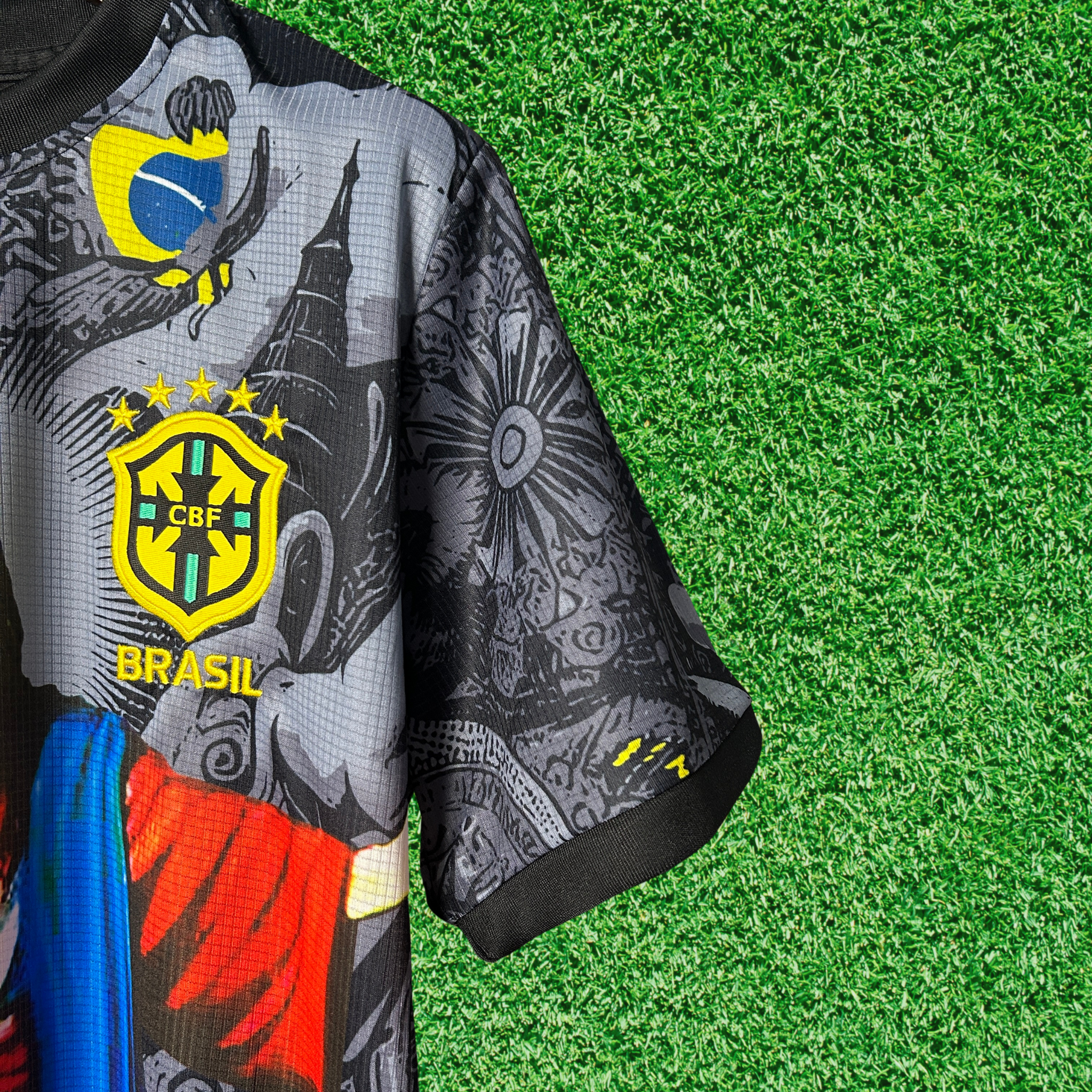 Jersey Brazil Cristo 2025 Fan