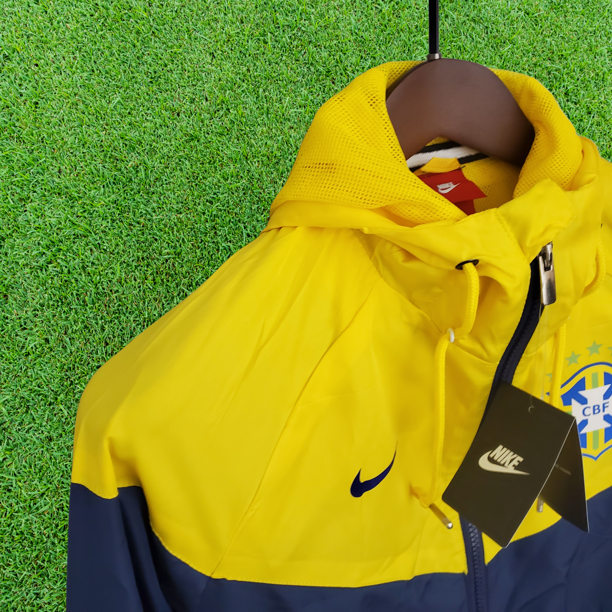 Windbreaker Brazil Blue/Yellow